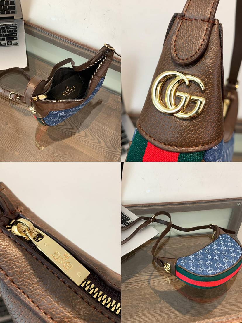Luxury Crescent Underarm Shoulder Bag