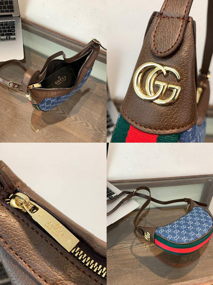 Luxury Crescent Underarm Shoulder Bag