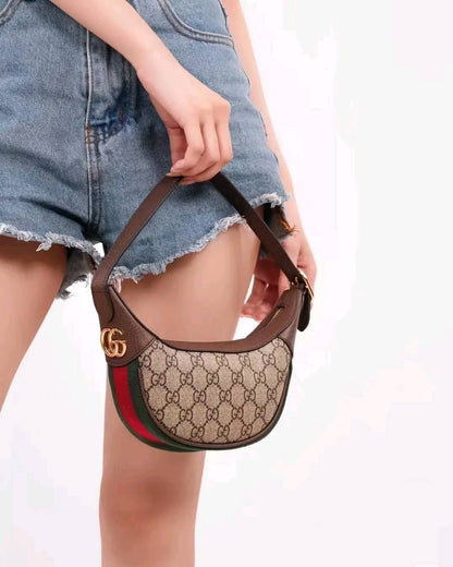 Luxury Crescent Underarm Shoulder Bag