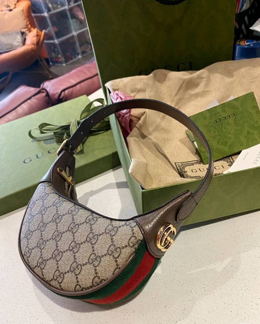 Luxury Crescent Underarm Shoulder Bag