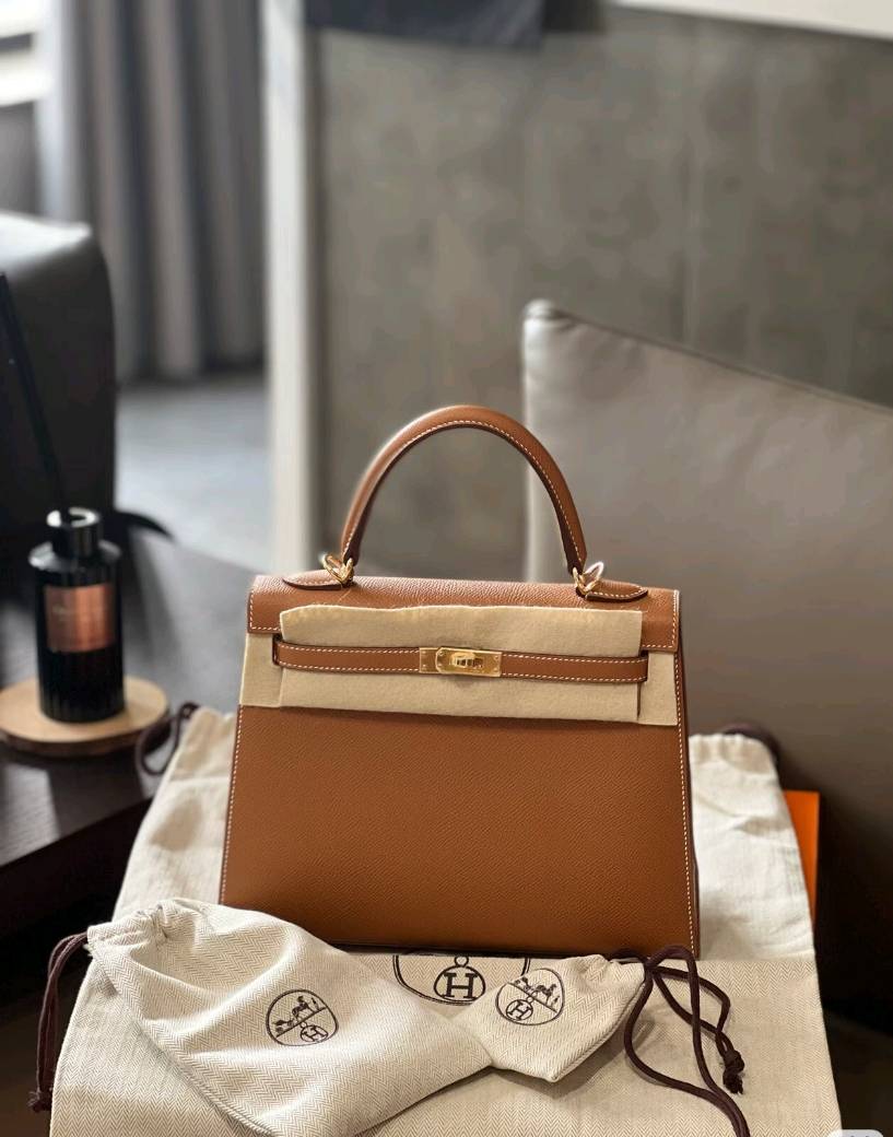 Gold Kelly II Bag