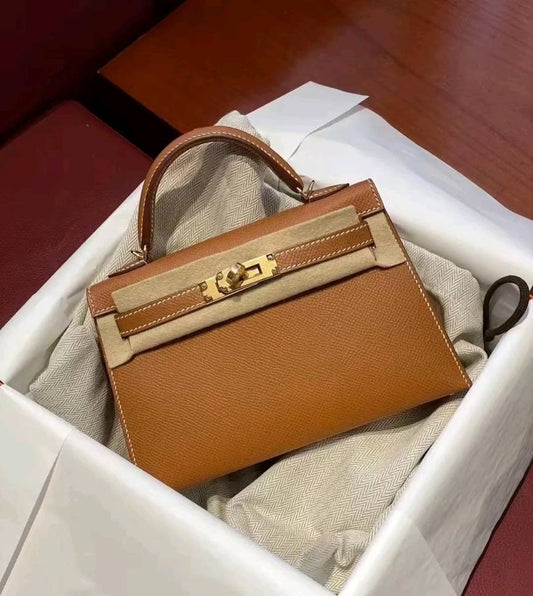 Gold Kelly II Bag