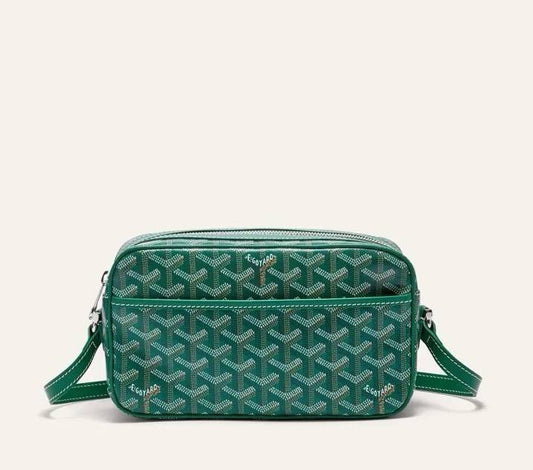 Goyardine Print Camera Messenger Crossbody Bag