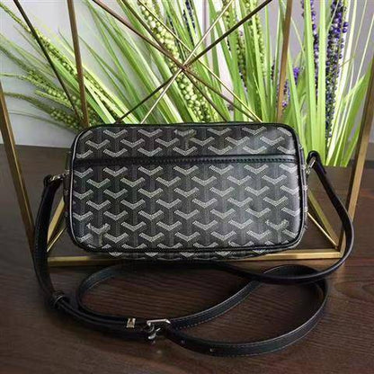 Goyardine Print Camera Messenger Crossbody Bag