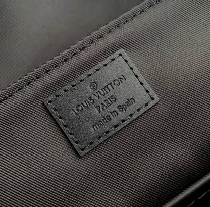 Dark Tone Luxury Leather Messenger Bag