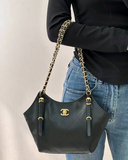 Timeless Quiet Luxury Chain Hobo Bag