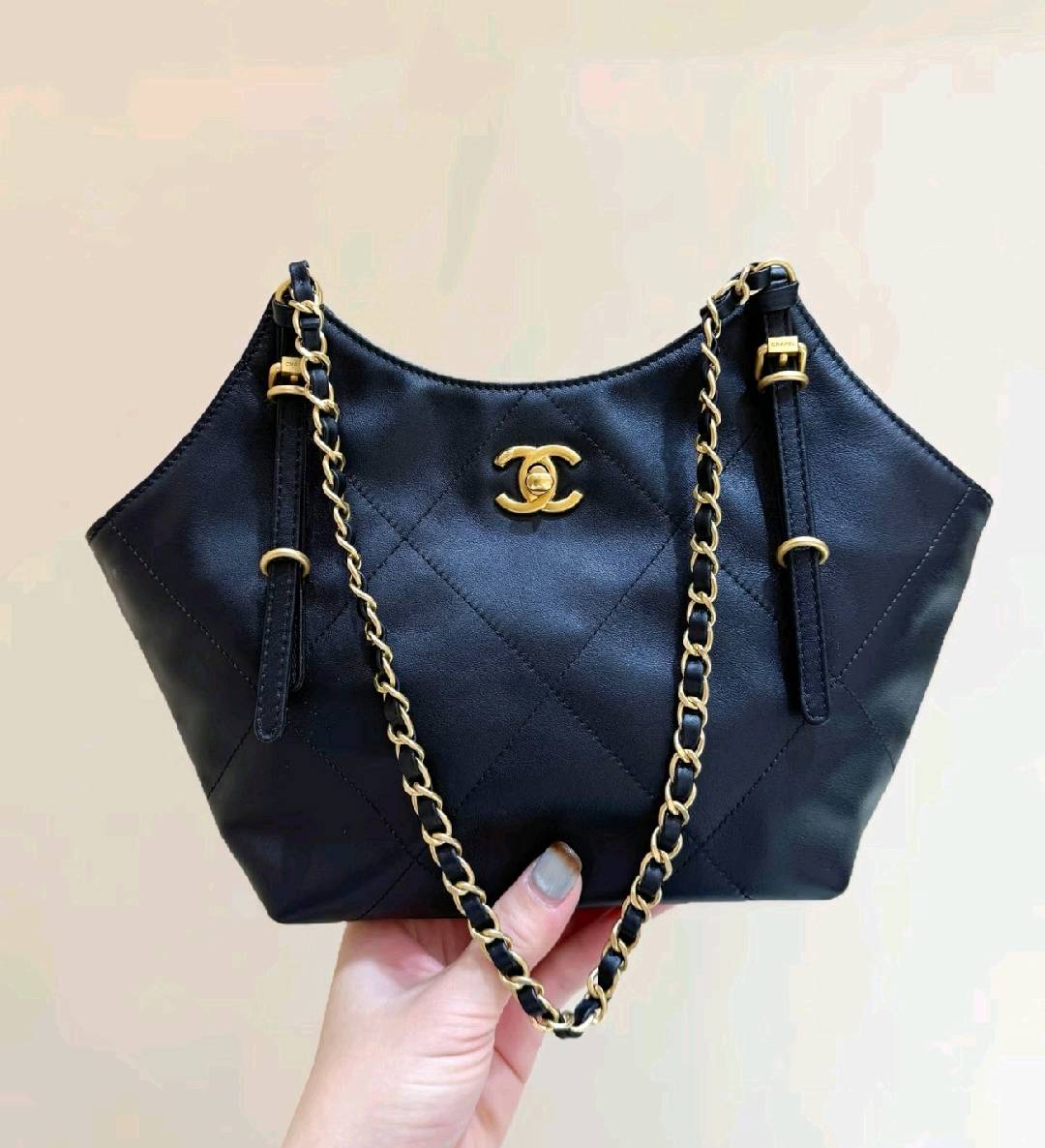 Timeless Quiet Luxury Chain Hobo Bag