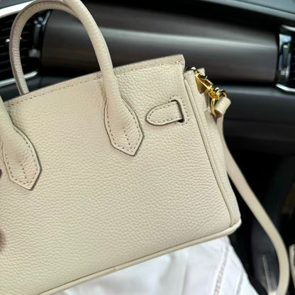 Luxury Litchi‑Grain Mini Handbag Crossbody Bag
