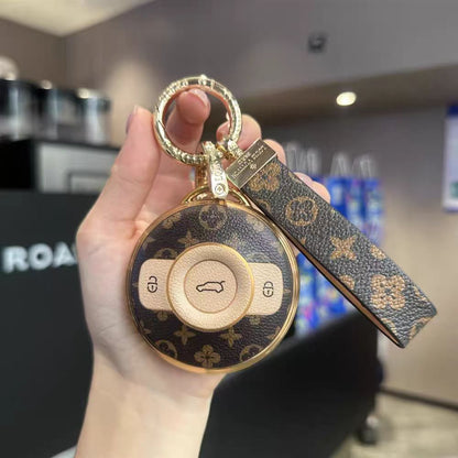 Vintage Print Bow Car Key Cover Set