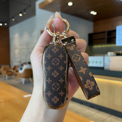 Vintage Print Bow Car Key Cover Set-Porsche