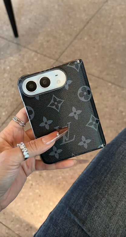 Luxury Advanced Leather iPhone Case with Card Holder & Strap