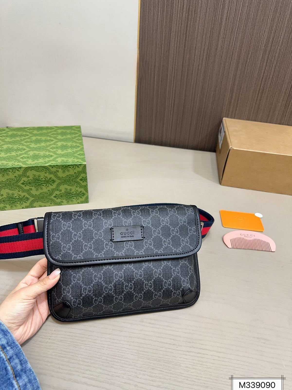 Casual Streetwear Men Flap Crossbody Bag
