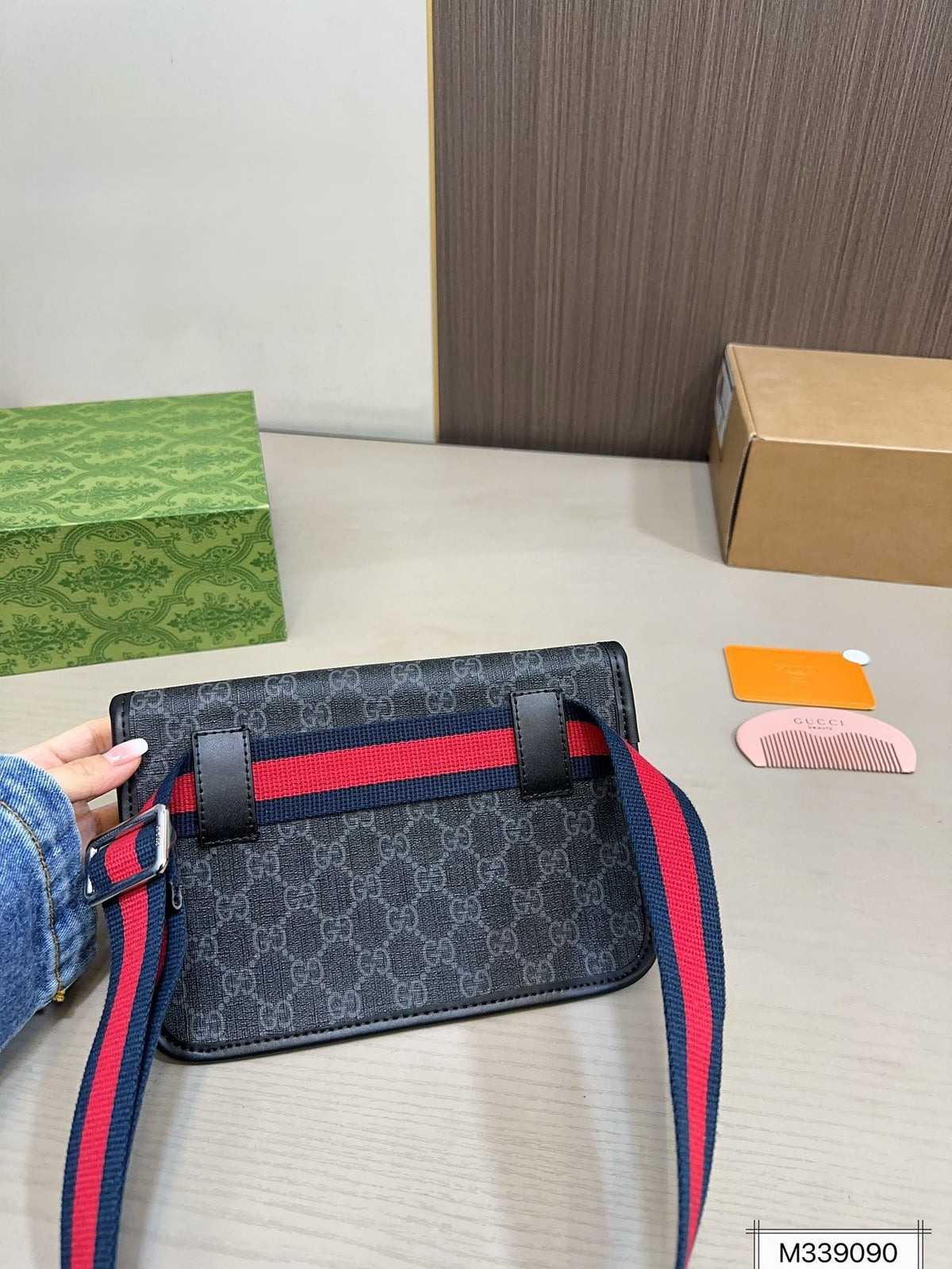 Casual Streetwear Men Flap Crossbody Bag