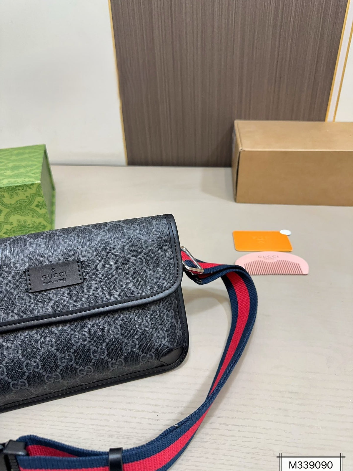 Casual Streetwear Men Flap Crossbody Bag