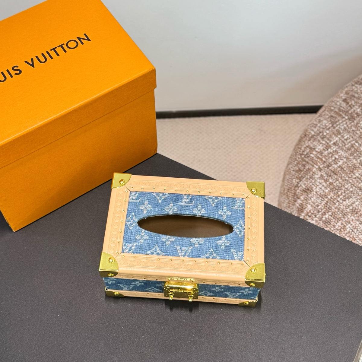 Light Luxury Home Decor Tissue Storage Box