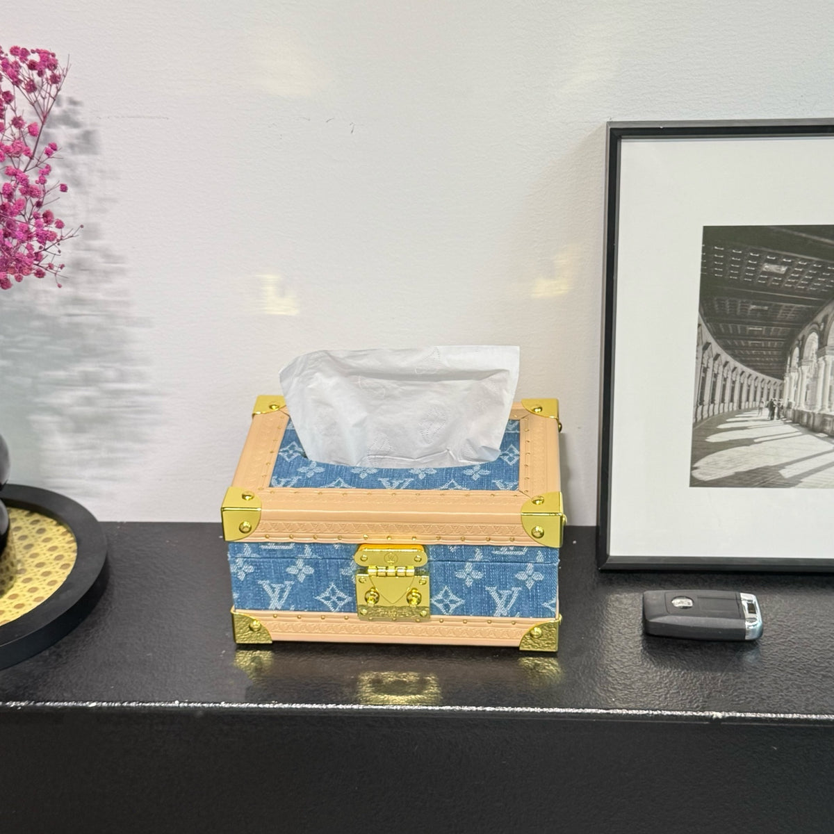 Light Luxury Home Decor Tissue Storage Box