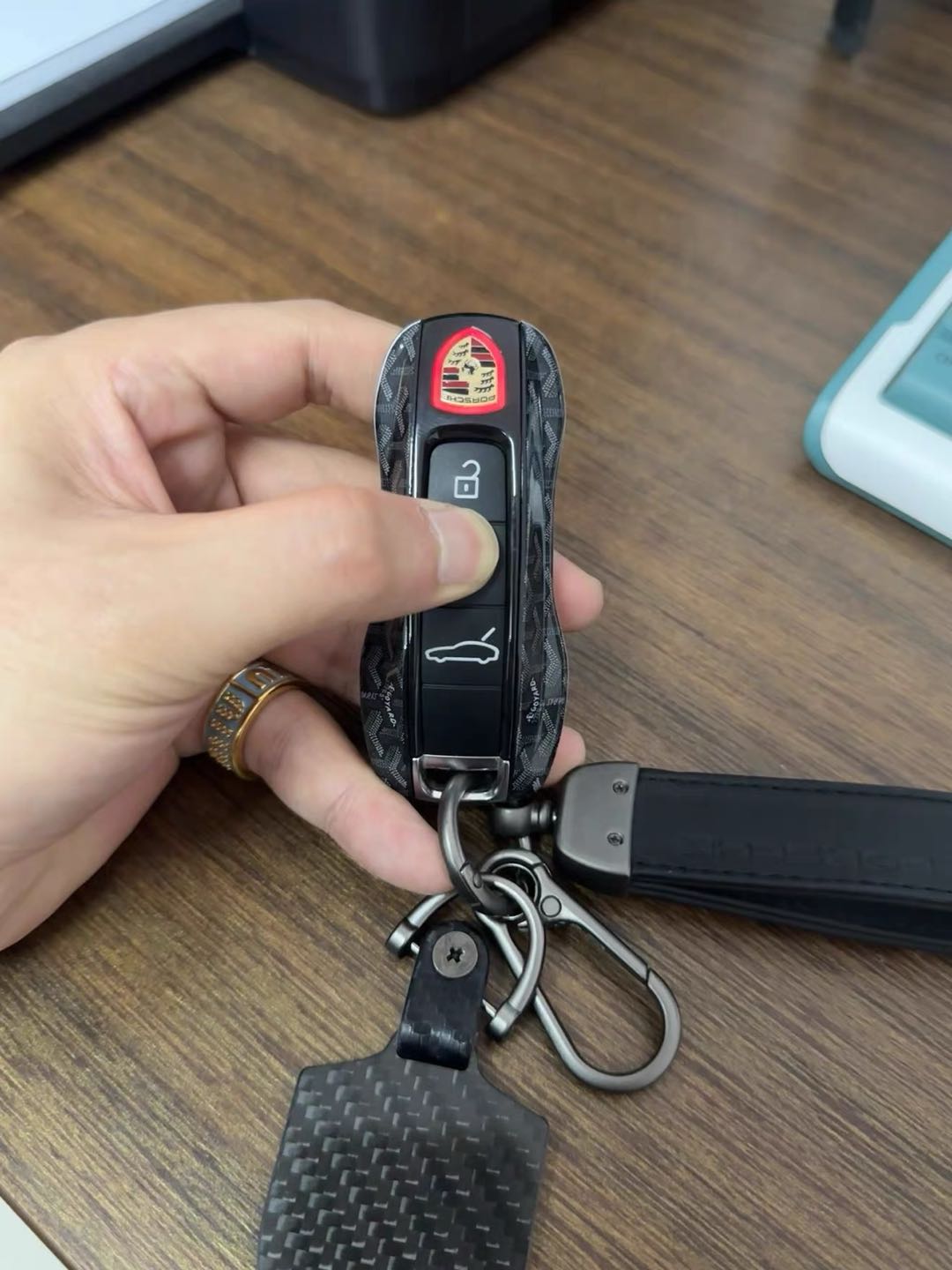 Car Key Fob Cover Set for Porsche P2