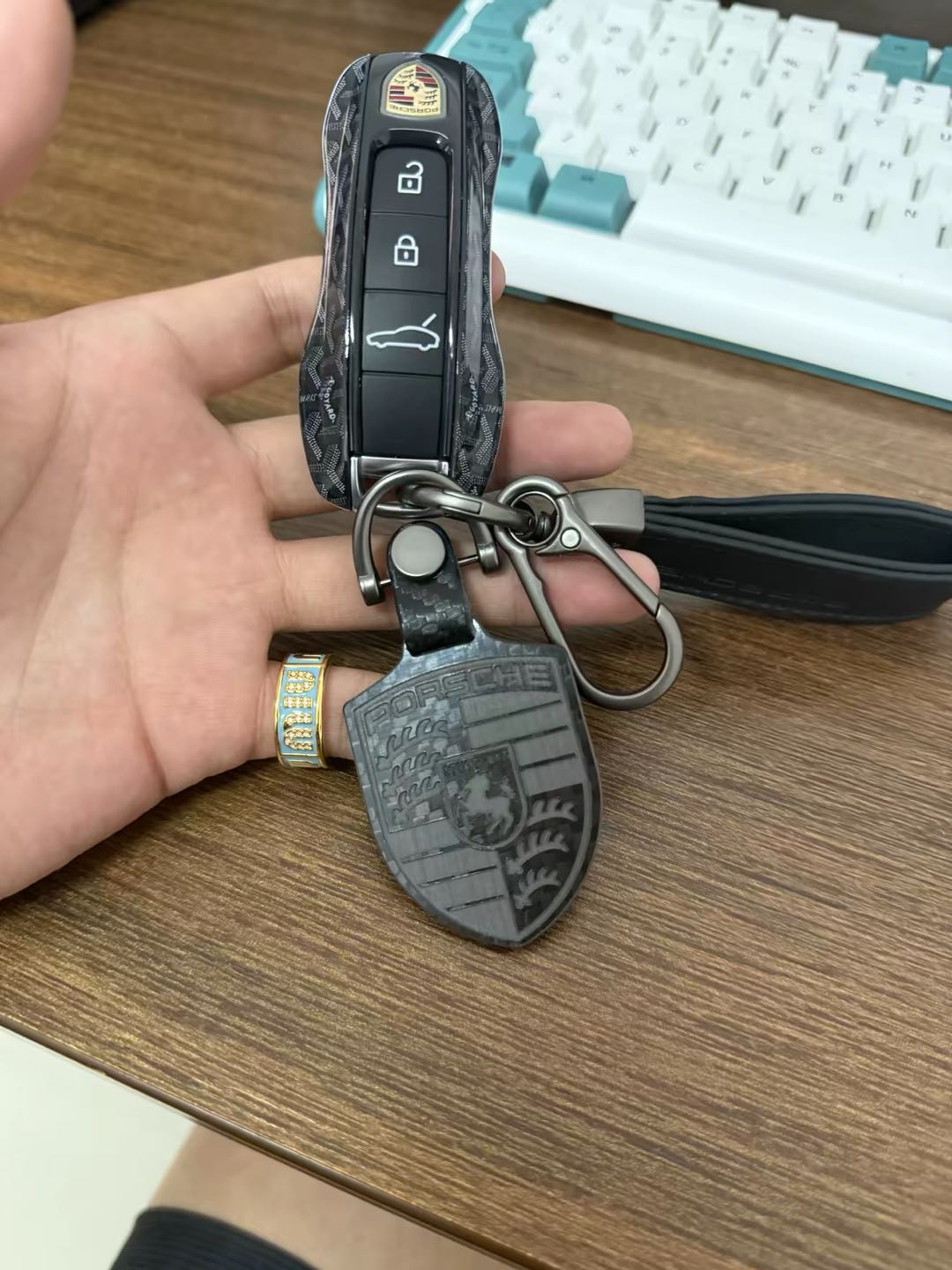 Car Key Fob Cover Set for Porsche P2