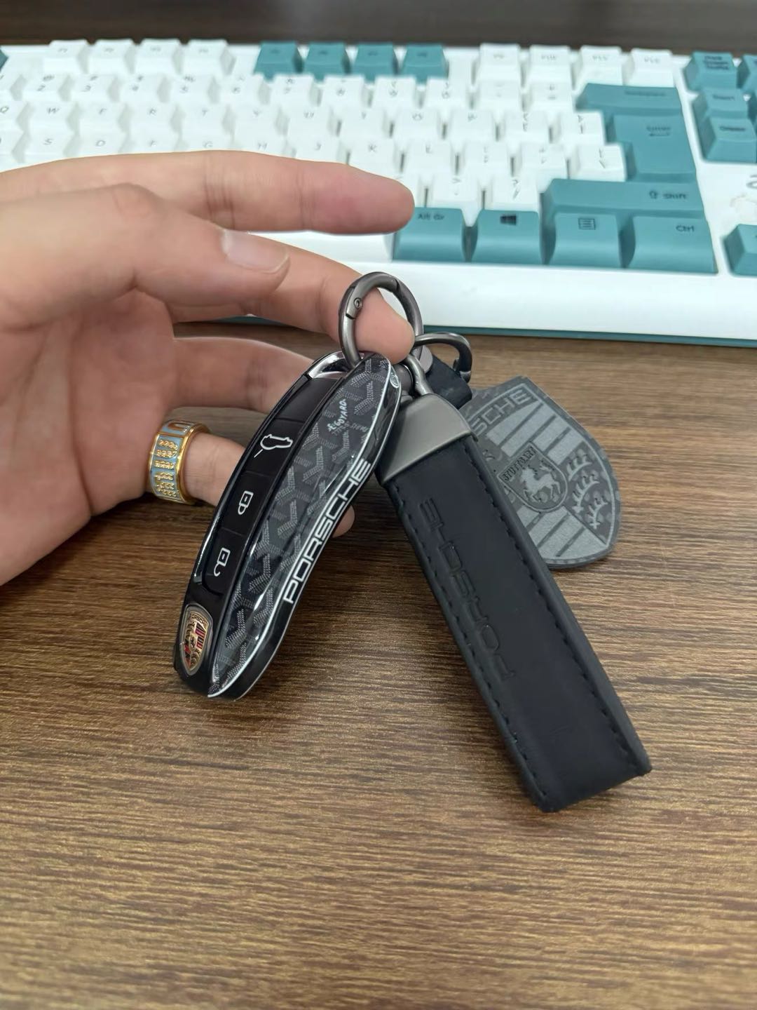 Car Key Fob Cover Set for Porsche P2