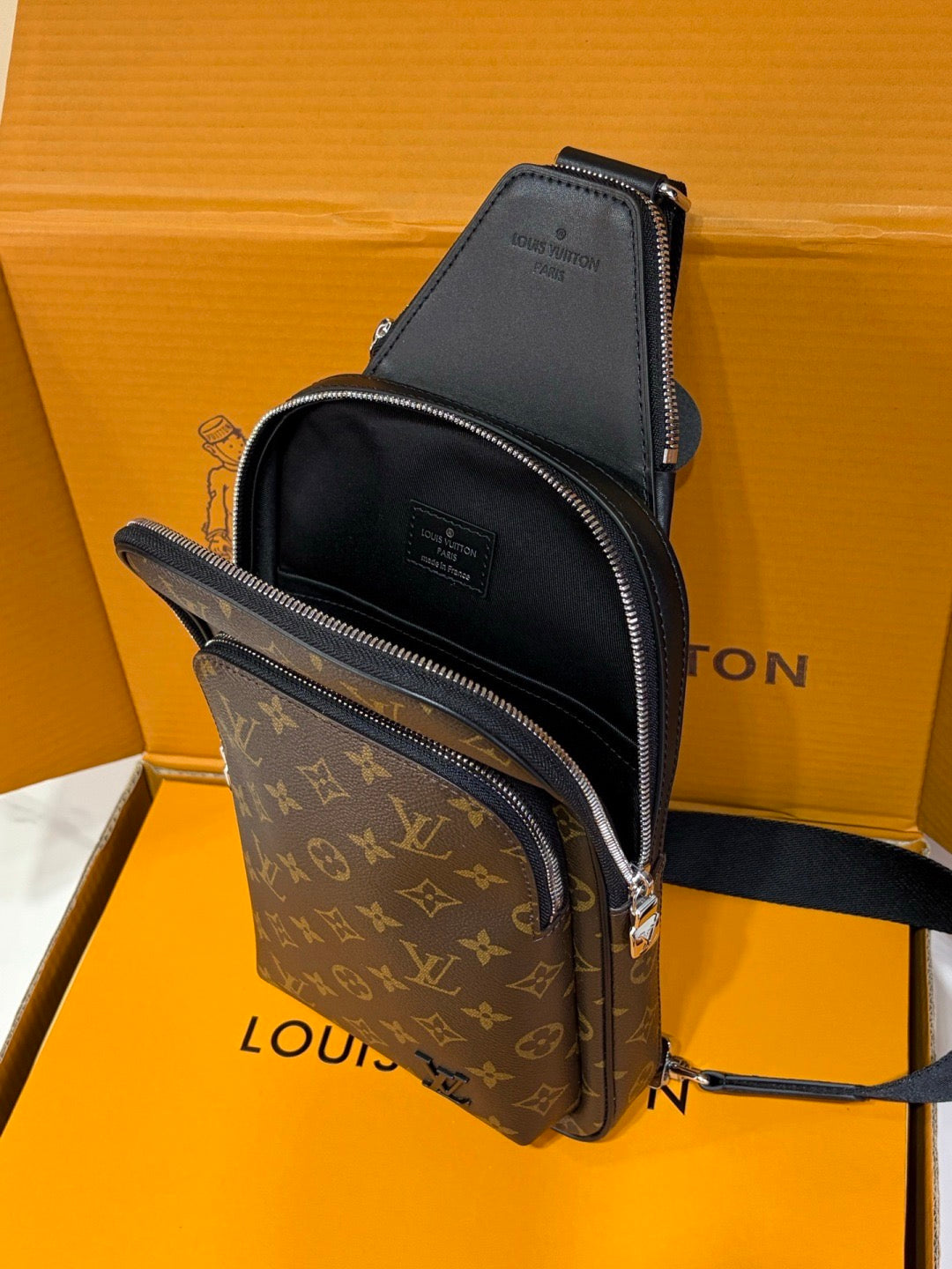 Vintage Monogram Men's Sling Chest Bag