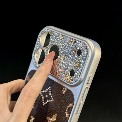 Luxury Rhinestone Monogram Case
