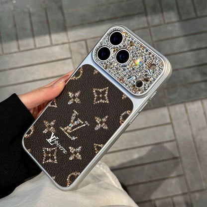 Luxury Rhinestone Monogram Case