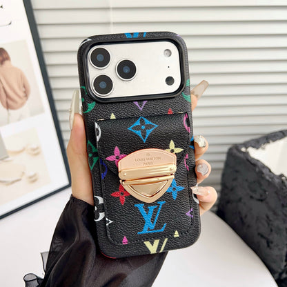 حافظة iPhone فاخرة كروس مع جيب للبطاقة  &  حزام قابل للفصل