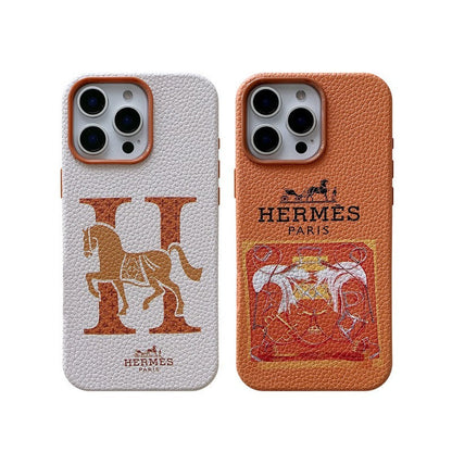 Klassisk læder cover til iPhone