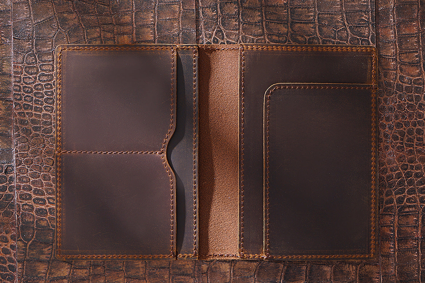 Handmade Genuine Leather Passport Holder