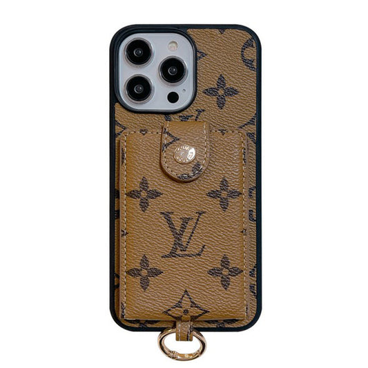 Custodia per carte di lusso Custodia per iPhone a colori classici