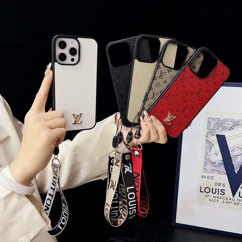 Luksus brunt håndkæde iPhone etui