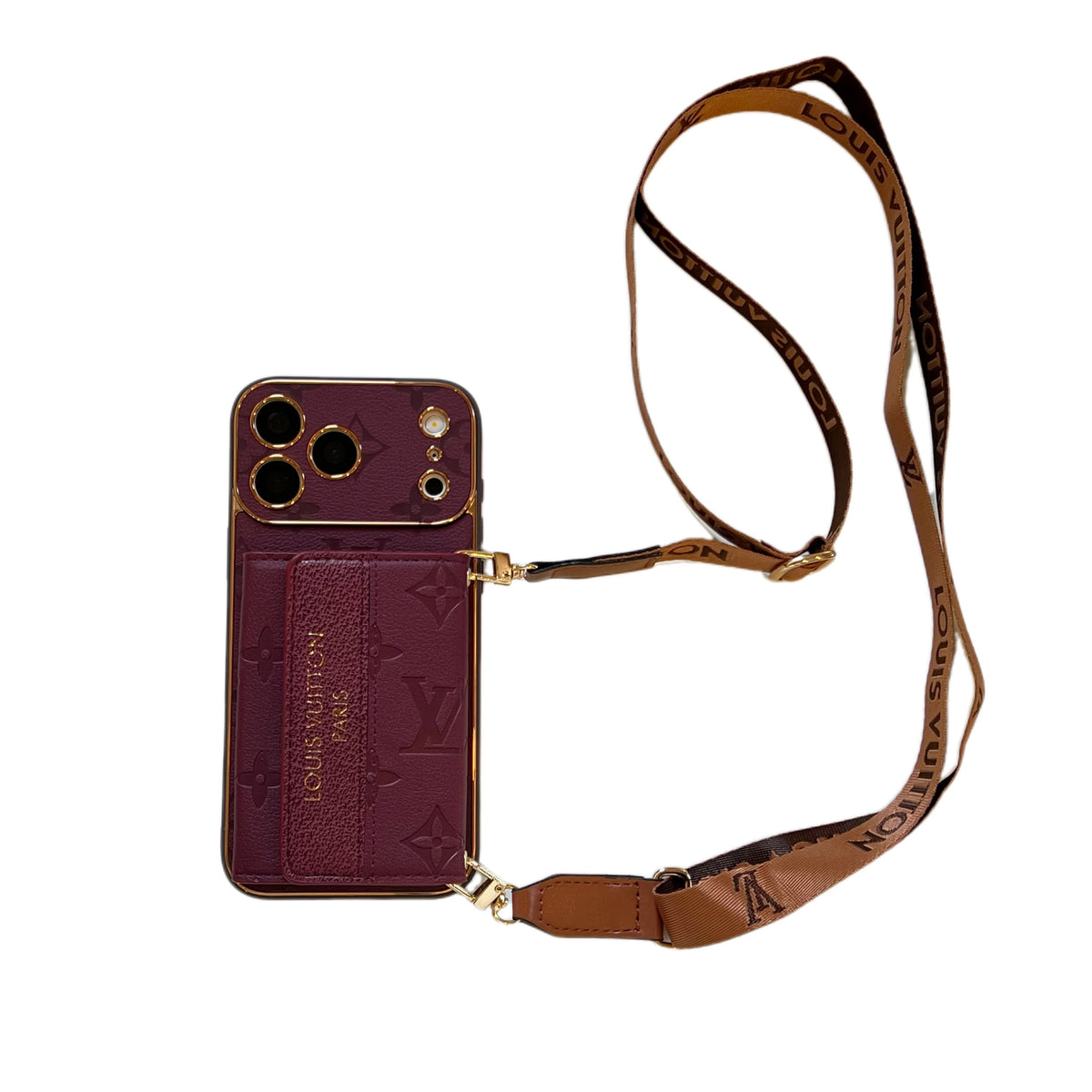Vintage Embossed Card Holder Phone Case