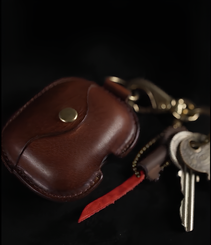 Premium Genuine Leather Airpods Case