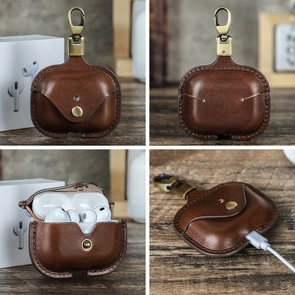 Airpods Pro 3 Leather Airpods Case with Clip
