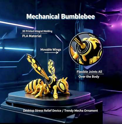 Cyber Mech Bumblebee 3D-Printed Trendy Ornament