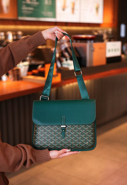 Vintage Flap Messenger Bag