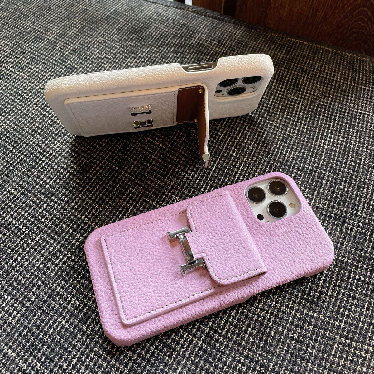 H Card Holder Læder iPhone etui