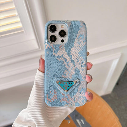 Custodia per iPhone di lusso con colori sfumati