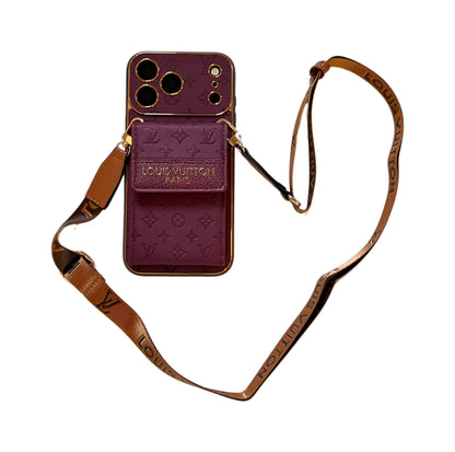 Vintage Embossed Card Holder Phone Case