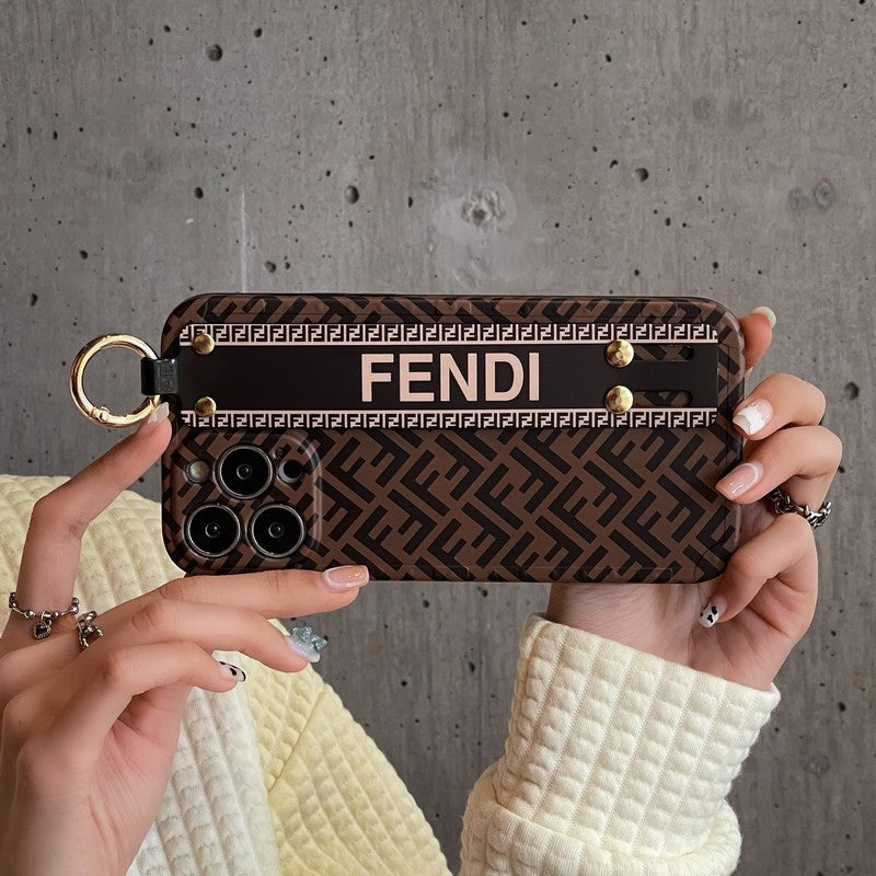 Elegante custodia per iPhone con cinturino