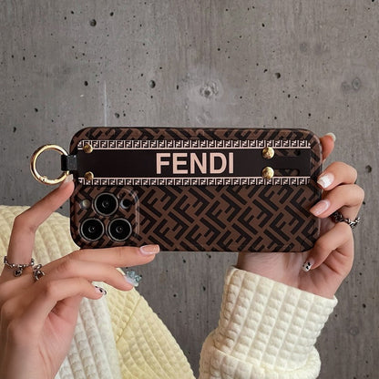 Elegante custodia per iPhone con cinturino