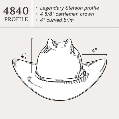 Diamante 1000X Premier Cowboy Hat