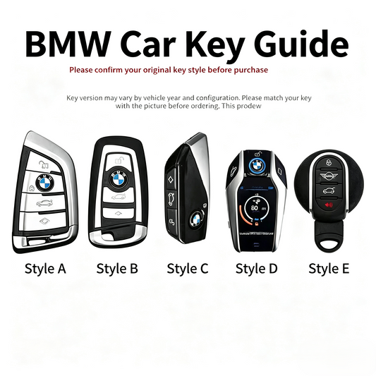 Vintage Print Bow Car Key Cover Set-Bimmer