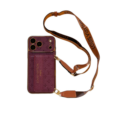 Vintage Embossed Card Holder Phone Case