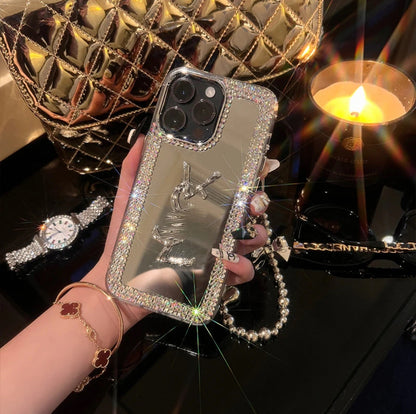 Glamorous Beauty Mirror iPhone-etui – Makeup & Stil på farten!