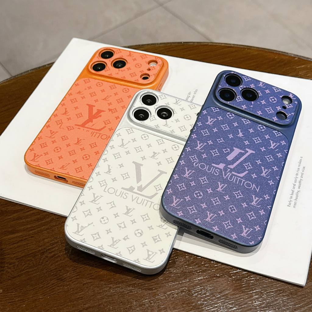 حالة IPhone الفاخرة المنقوشة