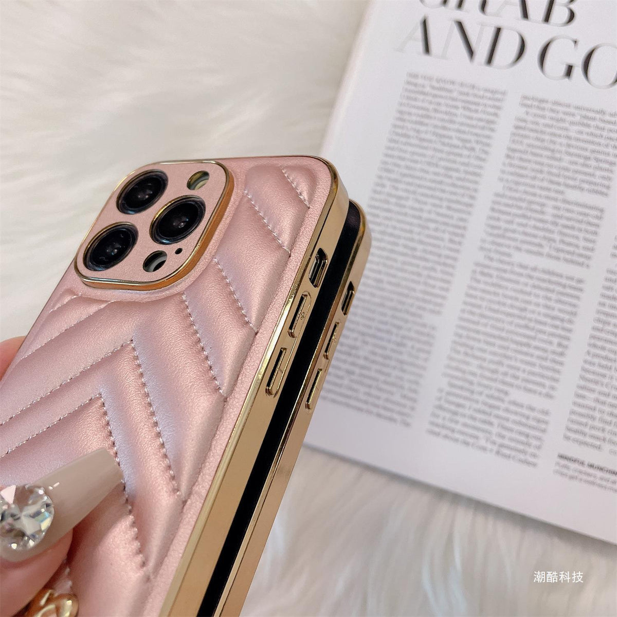 Custodia per iPhone alla moda con cuscino d'aria