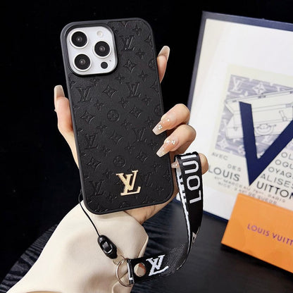 Luksus brunt håndkæde iPhone etui