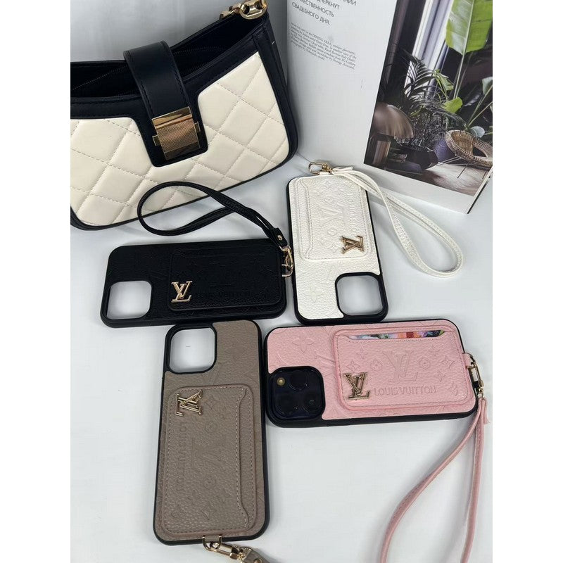 Luksus Fire farver Card Bag iPhone etui