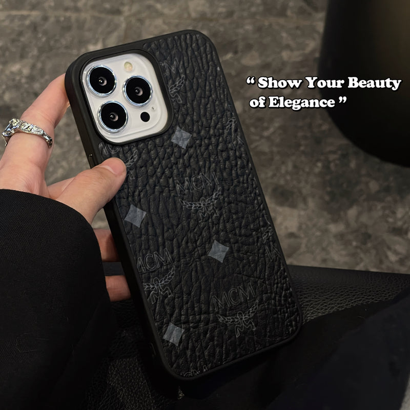 Custodia per iPhone MCM Nera-MCK240603